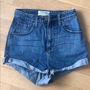NWT One Teaspoon bandits high waisted jean shorts